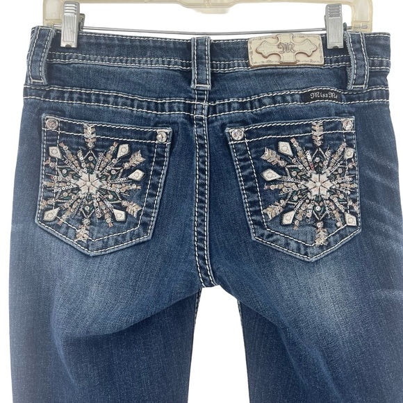 Miss Me Denim - Miss Me Jeans Chloe Boot Embellished Jeans size 27 M32740
